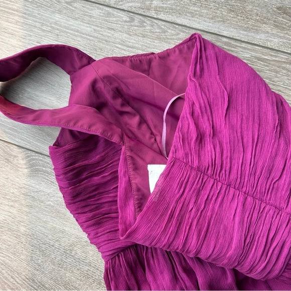 J.  Crew Kylie Pure Silk Bridesmaid Dress in Berry Red - Picture 11 of 15